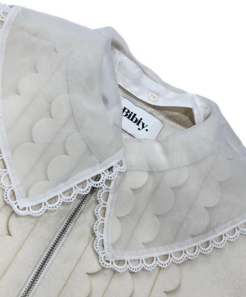 Bibiy.（ビビィ）Bibiy. (ビビィ) ANGIE SLEEVELESS JACKET ベージュ サイズ:Fの古着・服飾アイテム