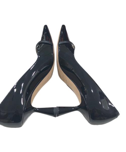 JIMMY CHOO（ジミーチュウ）JIMMY CHOO (ジミーチュウ) ポインテッドトゥパンプス ブラック サイズ:40の古着・服飾アイテム