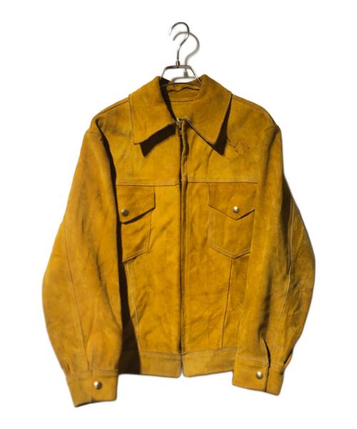 古着（フルギ）古着 (フルギ) スウェードレザージャケット ベージュ サイズ:表記なしの古着・服飾アイテム