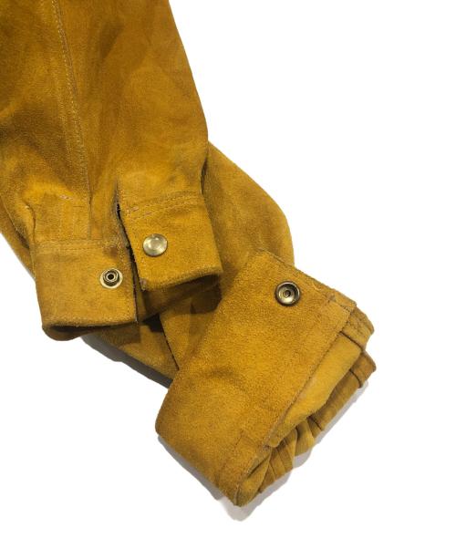 古着（フルギ）古着 (フルギ) スウェードレザージャケット ベージュ サイズ:表記なしの古着・服飾アイテム