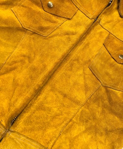 古着（フルギ）古着 (フルギ) スウェードレザージャケット ベージュ サイズ:表記なしの古着・服飾アイテム