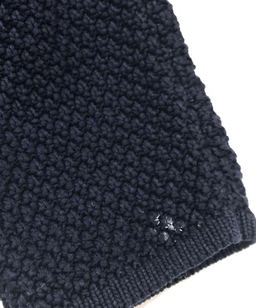 Mila Owen（ミラオーウェン）Mila Owen (ミラオーウェン) 金釦ショート丈ニットカーデ ネイビーの古着・服飾アイテム