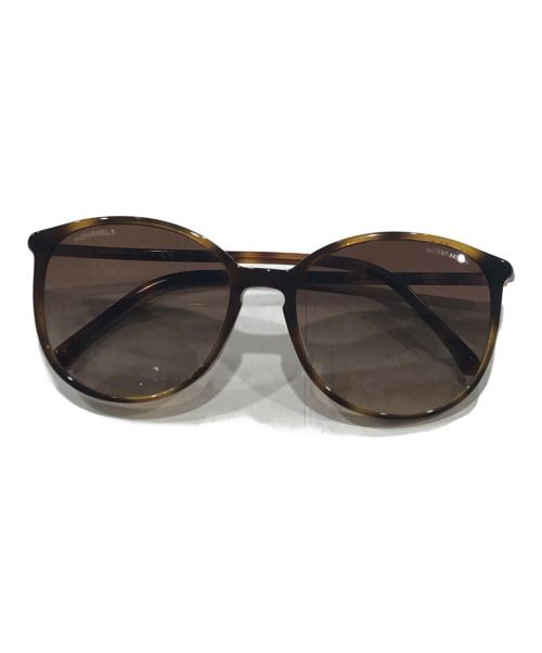 CHANEL（シャネル）CHANEL (シャネル) サングラス ブラウン サイズ:SIZE 55 17の古着・服飾アイテム