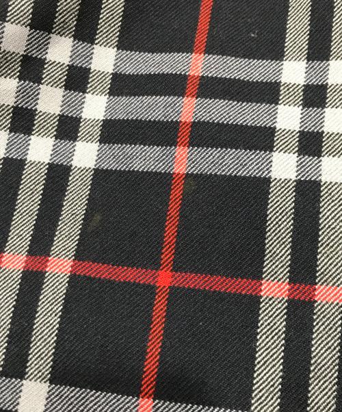 Burberry's（バーバリー）Burberry's (バーバリーズ) ヴィンテージ 金釦ラップスカート レッド×ネイビー サイズ:11ARの古着・服飾アイテム