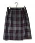 Burberry's（バーバリーズ）の古着「ヴィンテージ 金釦ラップスカート」｜レッド×ネイビー