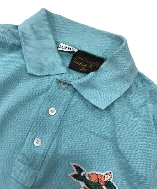 LOEWE（ロエベ）LOEWE (ロエベ) PAULA MERMAID POLO スカイブルー サイズ:XSの古着・服飾アイテム