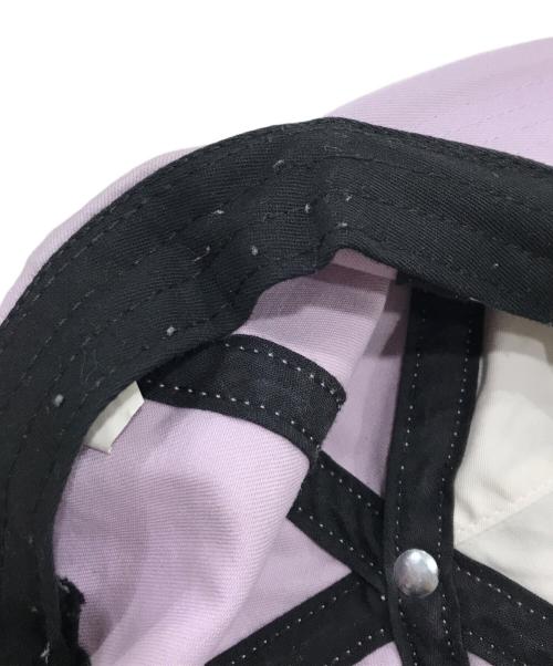 SUPREME（シュプリーム）SUPREME (シュプリーム) Classic Logo 6-Panelキャップ（クラシック　ロゴ　6パネル　キャップ） パープルの古着・服飾アイテム