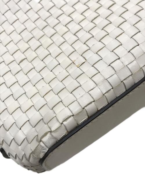 COLE HAAN（コールハーン）COLE HAAN (コールハーン) レザー2WAYバッグ アイボリーの古着・服飾アイテム