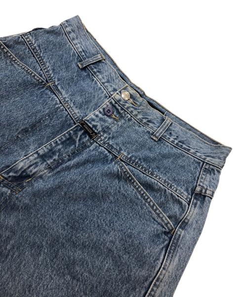 MARITHE+FRANCOIS GIRBAUD（マリテフランソワジルボー）MARITHE+FRANCOIS GIRBAUD (マリテフランソワジルボー) ケミカルバギーデニムパンツ インディゴ サイズ:33Sの古着・服飾アイテム