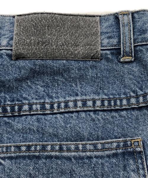 MARITHE+FRANCOIS GIRBAUD（マリテフランソワジルボー）MARITHE+FRANCOIS GIRBAUD (マリテフランソワジルボー) ケミカルバギーデニムパンツ インディゴ サイズ:33Sの古着・服飾アイテム