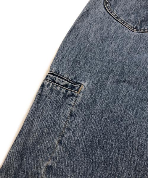 MARITHE+FRANCOIS GIRBAUD（マリテフランソワジルボー）MARITHE+FRANCOIS GIRBAUD (マリテフランソワジルボー) ケミカルバギーデニムパンツ インディゴ サイズ:33Sの古着・服飾アイテム