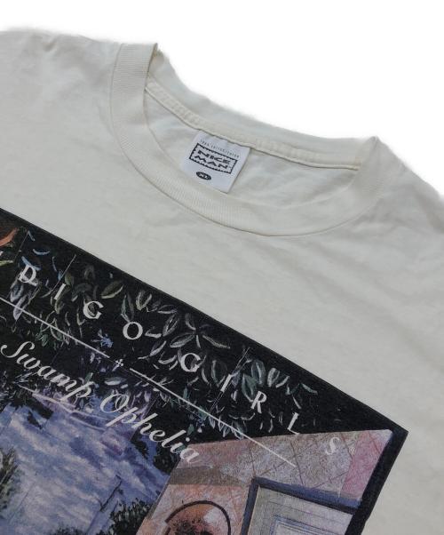 NICEMAN（ナイスマン）NICEMAN (ナイスマン) INDIGO GIRLS-プリントTシャツ ホワイト サイズ:ＸＬの古着・服飾アイテム