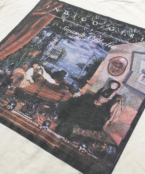 NICEMAN（ナイスマン）NICEMAN (ナイスマン) INDIGO GIRLS-プリントTシャツ ホワイト サイズ:ＸＬの古着・服飾アイテム