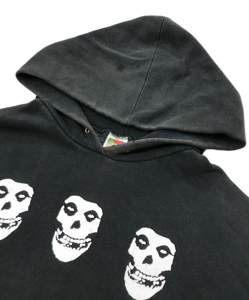 FRUIT OF THE LOOM（フルーツオブザルーム）FRUIT OF THE LOOM (フルーツオブザルーム) MISFITS-プリントパーカー ブラック サイズ:Lの古着・服飾アイテム