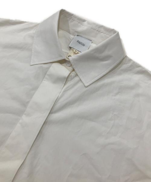 patou（パトゥ）patou (パトゥ) オーバーサイズシャツ ホワイト サイズ:Freeの古着・服飾アイテム