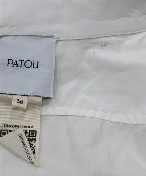 patou（パトゥ）patou (パトゥ) オーバーサイズシャツ ホワイト サイズ:Freeの古着・服飾アイテム