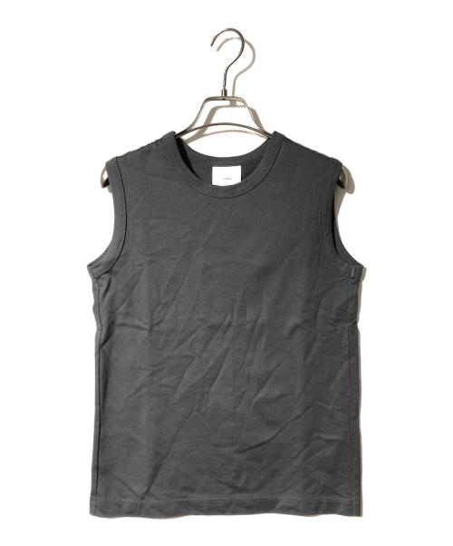 CINOH（チノ）CINOH (チノ) REFINA SLEEVELESS T-SHIRT グレー サイズ:36の古着・服飾アイテム
