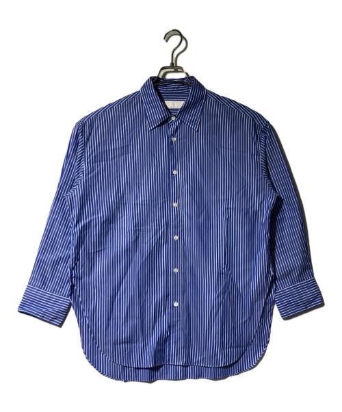 AP STUDIO（エーピーストゥディオ）AP STUDIO (エーピーストゥディオ) ブルーストライプシャツ ブルー サイズ:Freeの古着・服飾アイテム