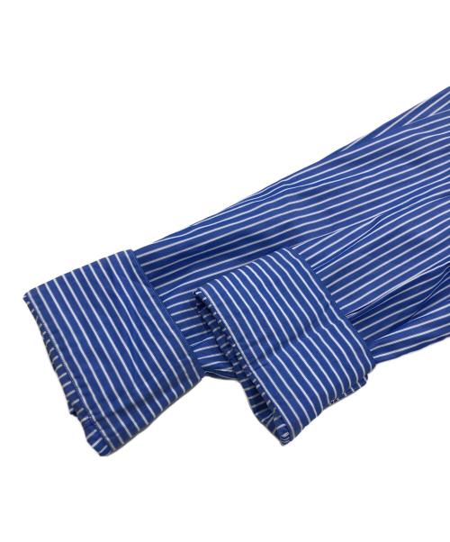 AP STUDIO（エーピーストゥディオ）AP STUDIO (エーピーストゥディオ) ブルーストライプシャツ ブルー サイズ:Freeの古着・服飾アイテム