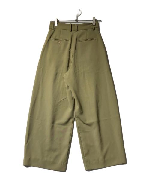 H BEAUTY&YOUTH（エイチ ビューティー&ユース）H BEAUTY&YOUTH (エイチ ビューティー&ユース) ポリエステルツイル インタック バレルパンツ オリーブ サイズ:Sの古着・服飾アイテム