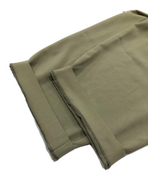 H BEAUTY&YOUTH（エイチ ビューティー&ユース）H BEAUTY&YOUTH (エイチ ビューティー&ユース) ポリエステルツイル インタック バレルパンツ オリーブ サイズ:Sの古着・服飾アイテム