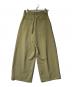H BEAUTY&YOUTH (エイチ ビューティー&ユース) ポリエステルツイル インタック バレルパンツ オリーブ サイズ:S：11000円