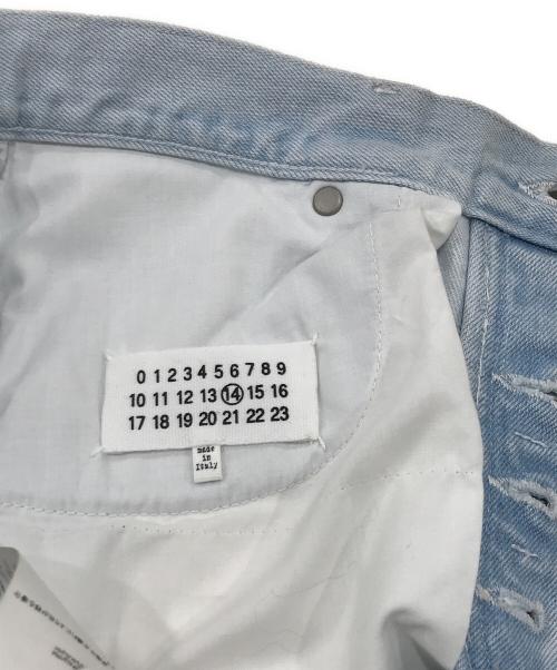 Maison Margiela（メゾンマルジェラ）Maison Margiela (メゾンマルジェラ) White Marble Jeans/ホワイトマーブル インディゴ サイズ:W29の古着・服飾アイテム