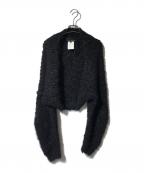 tricot COMME des GARCONSトリココムデギャルソン）の古着「ローゲージカーディガン」｜ブラック