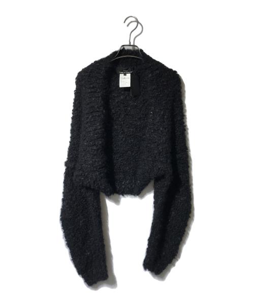 tricot COMME des GARCONS（トリココムデギャルソン）tricot COMME des GARCONS (トリココムデギャルソン) ローゲージカーディガン ブラック サイズ:Ｍ 未使用品の古着・服飾アイテム