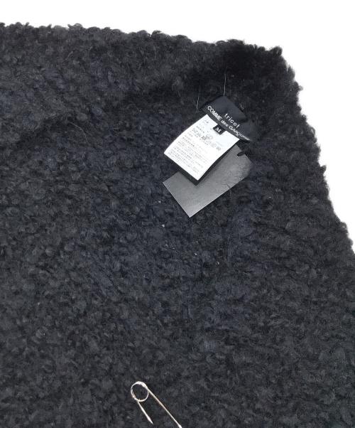 tricot COMME des GARCONS（トリココムデギャルソン）tricot COMME des GARCONS (トリココムデギャルソン) ローゲージカーディガン ブラック サイズ:Ｍ 未使用品の古着・服飾アイテム