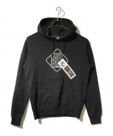 F.C.R.B.（エフシーレアルブリストル）の古着「SNEAKERWOLF（スネーカーウルフフーディー）フーディ」｜ブラック