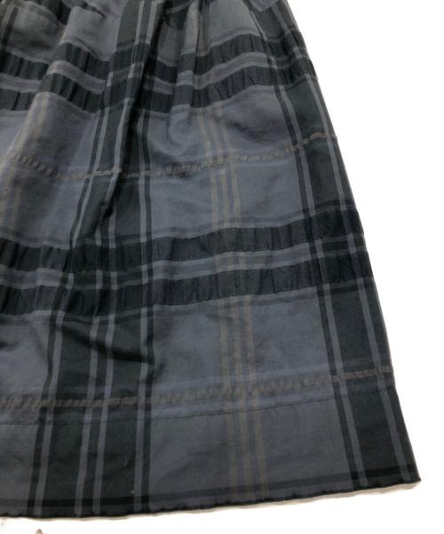 Vivienne Westwood RED LABEL（ヴィヴィアンウエストウッドレッドレーベル）Vivienne Westwood RED LABEL (ヴィヴィアンウエストウッドレッドレーベル) チェックドロストワンピース ブラック サイズ:2の古着・服飾アイテム