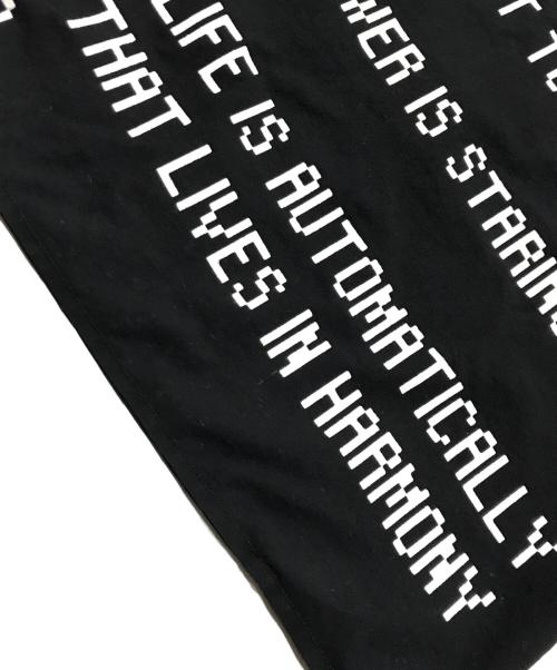 Vivienne Westwood（ヴィヴィアンウエストウッド）Vivienne Westwood (ヴィヴィアンウエストウッド) GAIAプリントトートバッグ ブラックの古着・服飾アイテム