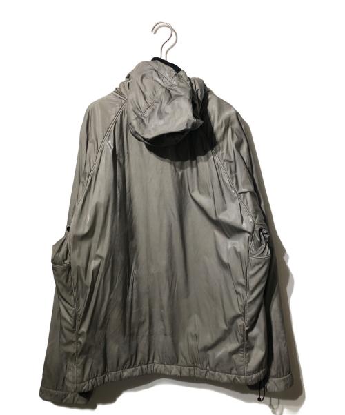 STONE ISLAND（ストーンアイランド）STONE ISLAND (ストーンアイランド) 加工ナイロンジャケット/LIQUID SILK JACKET グレー サイズ:XXXLの古着・服飾アイテム