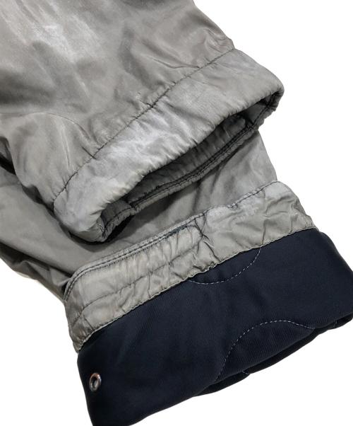 STONE ISLAND（ストーンアイランド）STONE ISLAND (ストーンアイランド) 加工ナイロンジャケット/LIQUID SILK JACKET グレー サイズ:XXXLの古着・服飾アイテム