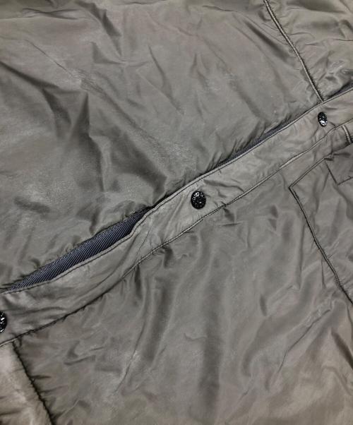 STONE ISLAND（ストーンアイランド）STONE ISLAND (ストーンアイランド) 加工ナイロンジャケット/LIQUID SILK JACKET グレー サイズ:XXXLの古着・服飾アイテム