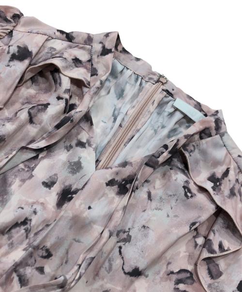 CELFORD（セルフォード）CELFORD (セルフォード) ブラードフラワーボウタイワンピース ピンク サイズ:36の古着・服飾アイテム