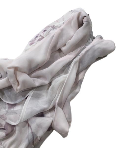 JUSGLITTY（ジャスグリッティー）JUSGLITTY (ジャスグリッティー) アイビープリントワンピース パープルの古着・服飾アイテム