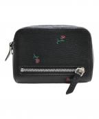 ALEXANDER WANGアレキサンダー・ワン）の古着「ローズプリントラウンドジップウォレット」｜ブラック