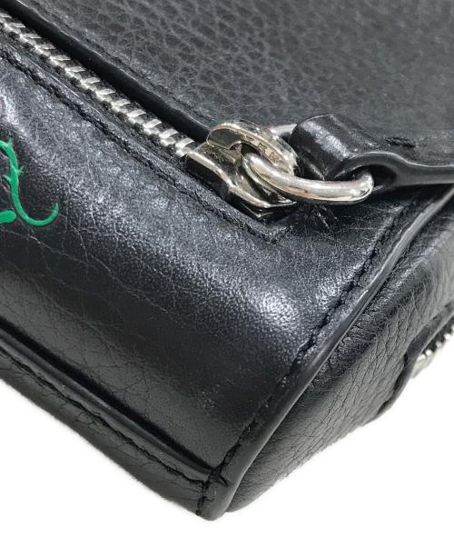 ALEXANDER WANG（アレキサンダー・ワン）ALEXANDER WANG (アレキサンダーワン) ローズプリントラウンドジップウォレット ブラックの古着・服飾アイテム