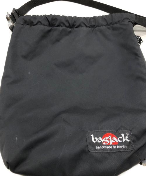 BAGJACK（バッグジャック）BAGJACK (バッグジャック) B-SHOP (ビショップ) ジムサックショルダーバッグ ブラックの古着・服飾アイテム