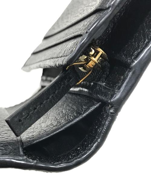 GUCCI（グッチ）GUCCI (グッチ) GGコンパクトウォレット ブラックの古着・服飾アイテム