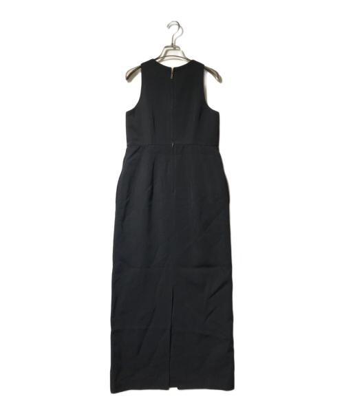 Noble（ノーブル）Noble (ノーブル) カーブシルエットロングワンピース ブラック サイズ:表記なしの古着・服飾アイテム