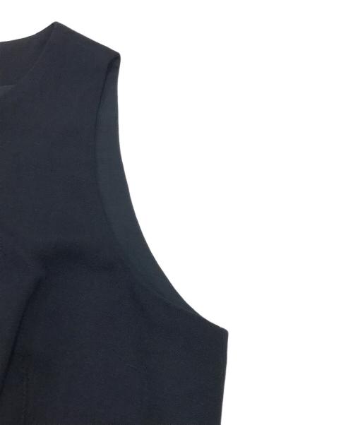 Noble（ノーブル）Noble (ノーブル) カーブシルエットロングワンピース ブラック サイズ:表記なしの古着・服飾アイテム