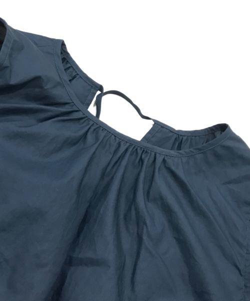 VERMEIL par iena（ヴェルメイユ パー イエナ）VERMEIL par iena (ヴェルメイユ パー イエナ) ノースリーブワンピース/ショルダースリットシェイプワンピース ネイビー サイズ:Fの古着・服飾アイテム
