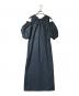 VERMEIL par iena（ヴェルメイユ パー イエナ）の古着「ノースリーブワンピース/ショルダースリットシェイプワンピース」｜ネイビー