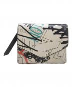 Maison Margielaメゾンマルジェラ）の古着「グラフティ3つ折り財布」｜ホワイト