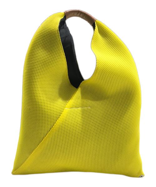 MM6 Maison Margiela（エムエムシックスメゾンマルジェラ）MM6 Maison Margiela (エムエムシックスメゾンマルジェラ) メッシュジャパニーズバッグ イエローの古着・服飾アイテム