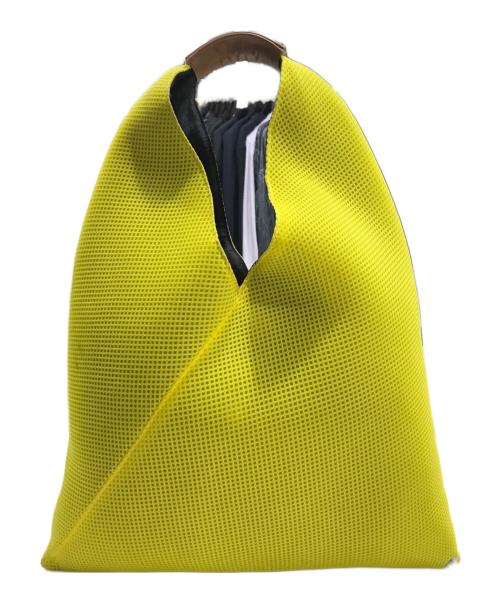 MM6 Maison Margiela（エムエムシックスメゾンマルジェラ）MM6 Maison Margiela (エムエムシックスメゾンマルジェラ) メッシュジャパニーズバッグ イエローの古着・服飾アイテム