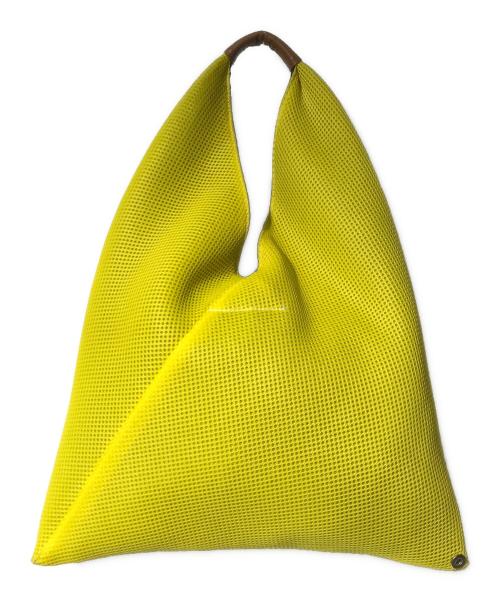 MM6 Maison Margiela（エムエムシックスメゾンマルジェラ）MM6 Maison Margiela (エムエムシックスメゾンマルジェラ) メッシュジャパニーズバッグ イエローの古着・服飾アイテム